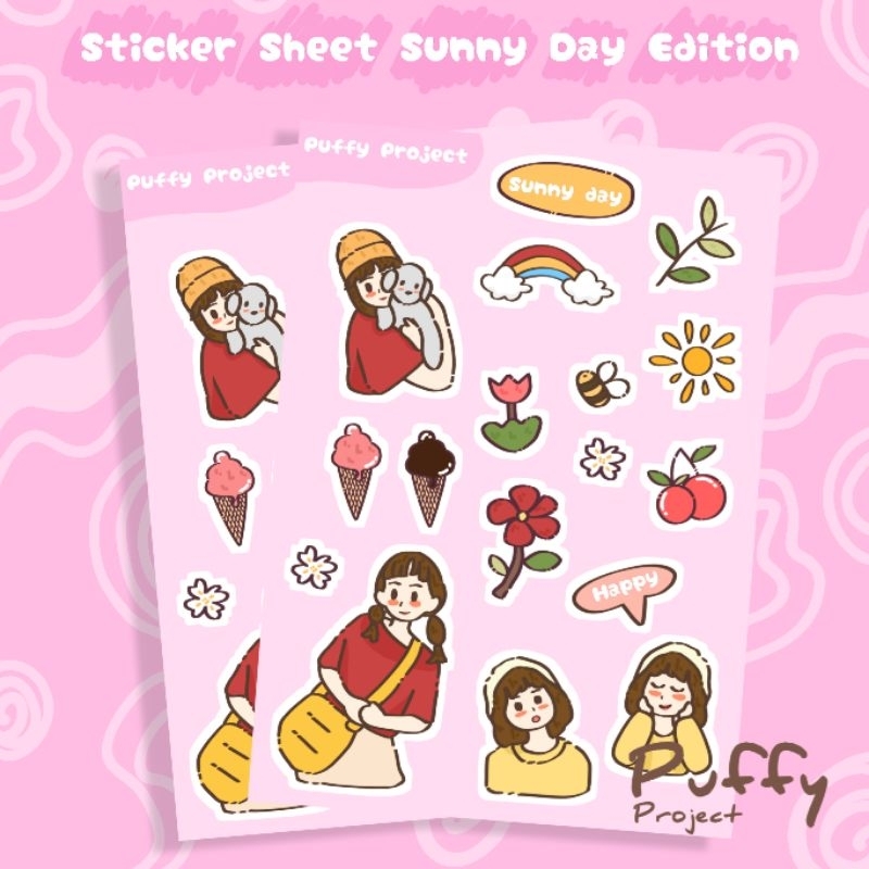 

STICKER SUMMER EDITION / STIKER LUCU MUSIM PANAS / STIKER KOREA LUCU