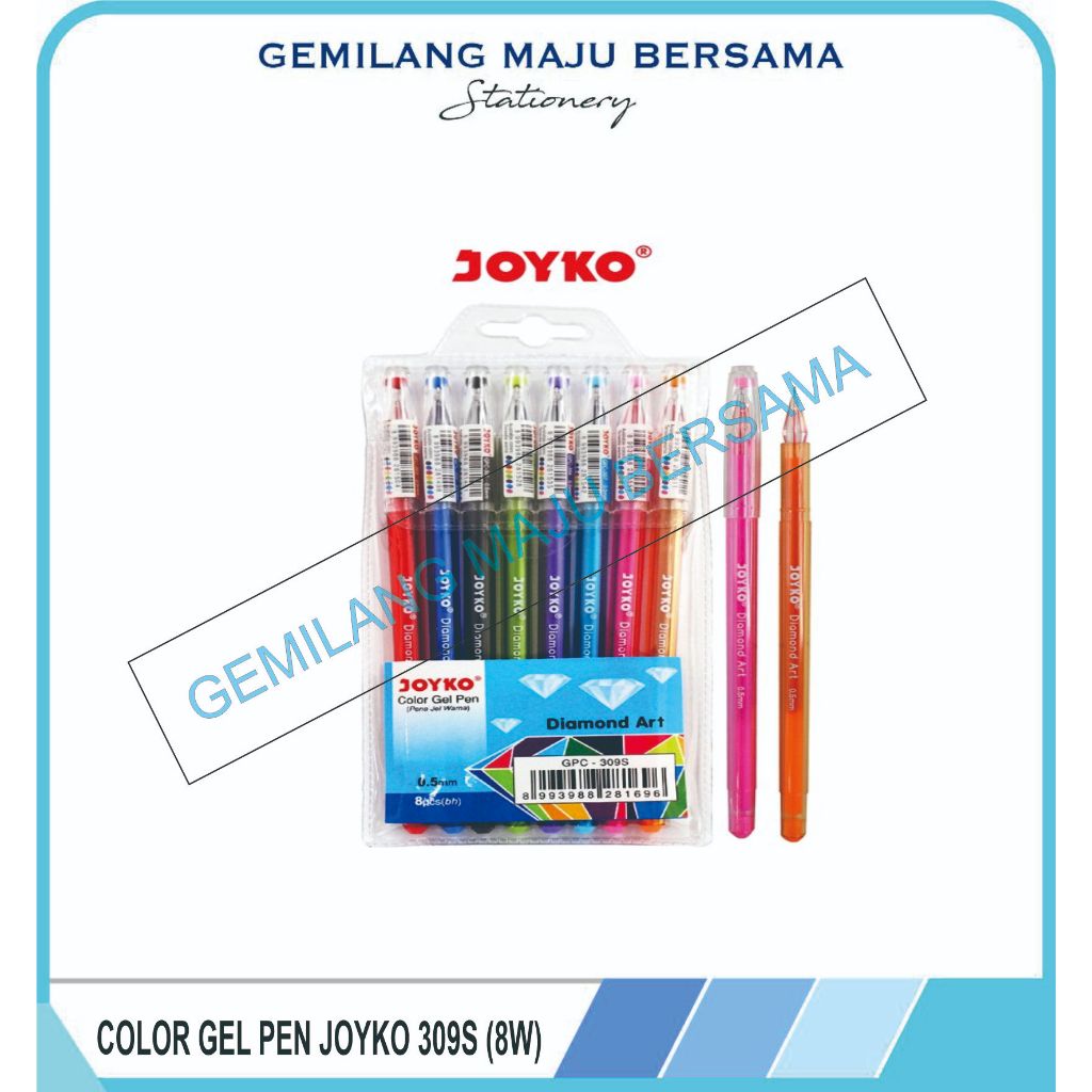 

Colour Gel pen Joyko 309s (8wrn)