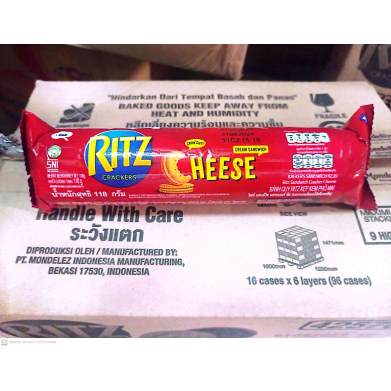 

Ritz cheese sandwich 91 gr