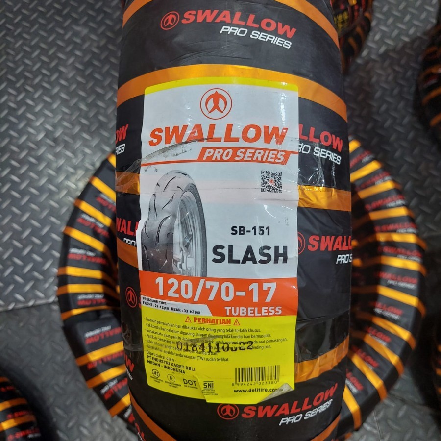 Ban Swallow 120/70-17 SLASH SB-151 SOFT COMPOUND TUBELESS
