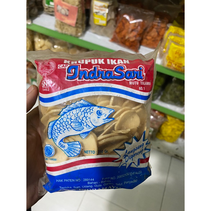 

Promo‼️ KRUPUK IKAN INDRASARI ASLI INDRAMAYU KUALITAS SUPER 250gr