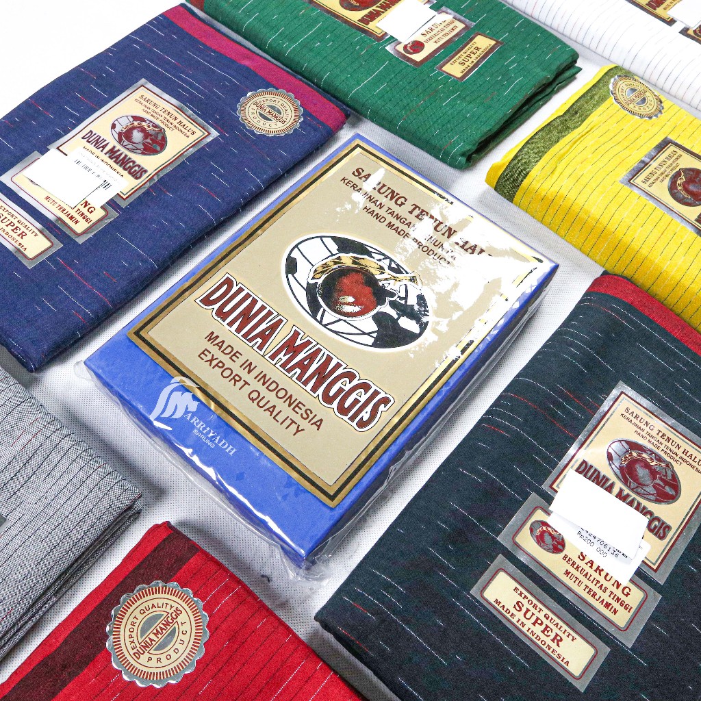 Sarung Goyor Dunia Manggis Polos Garis Tenun Halus