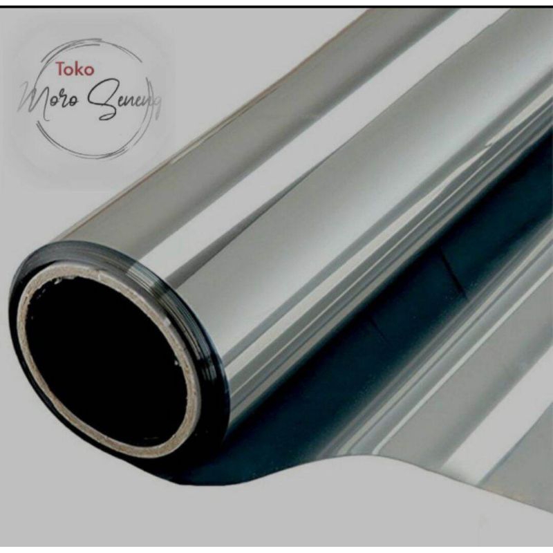 KACA FILM SILVER BLACK/ ONEWAY/KACA FILM CERMIN/ 1 ROL
