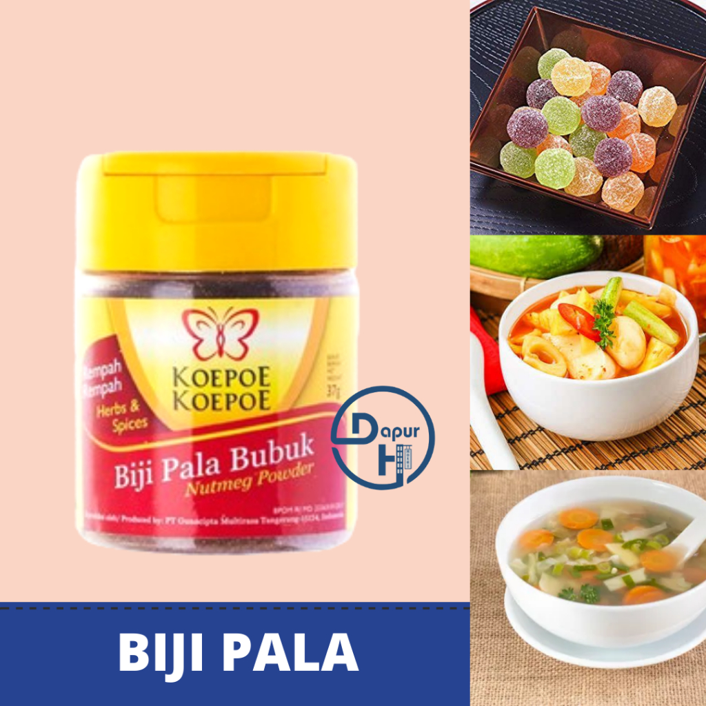 

KOEPOE Biji Pala Bubuk 37 g Halal | Nutmeg Powder-