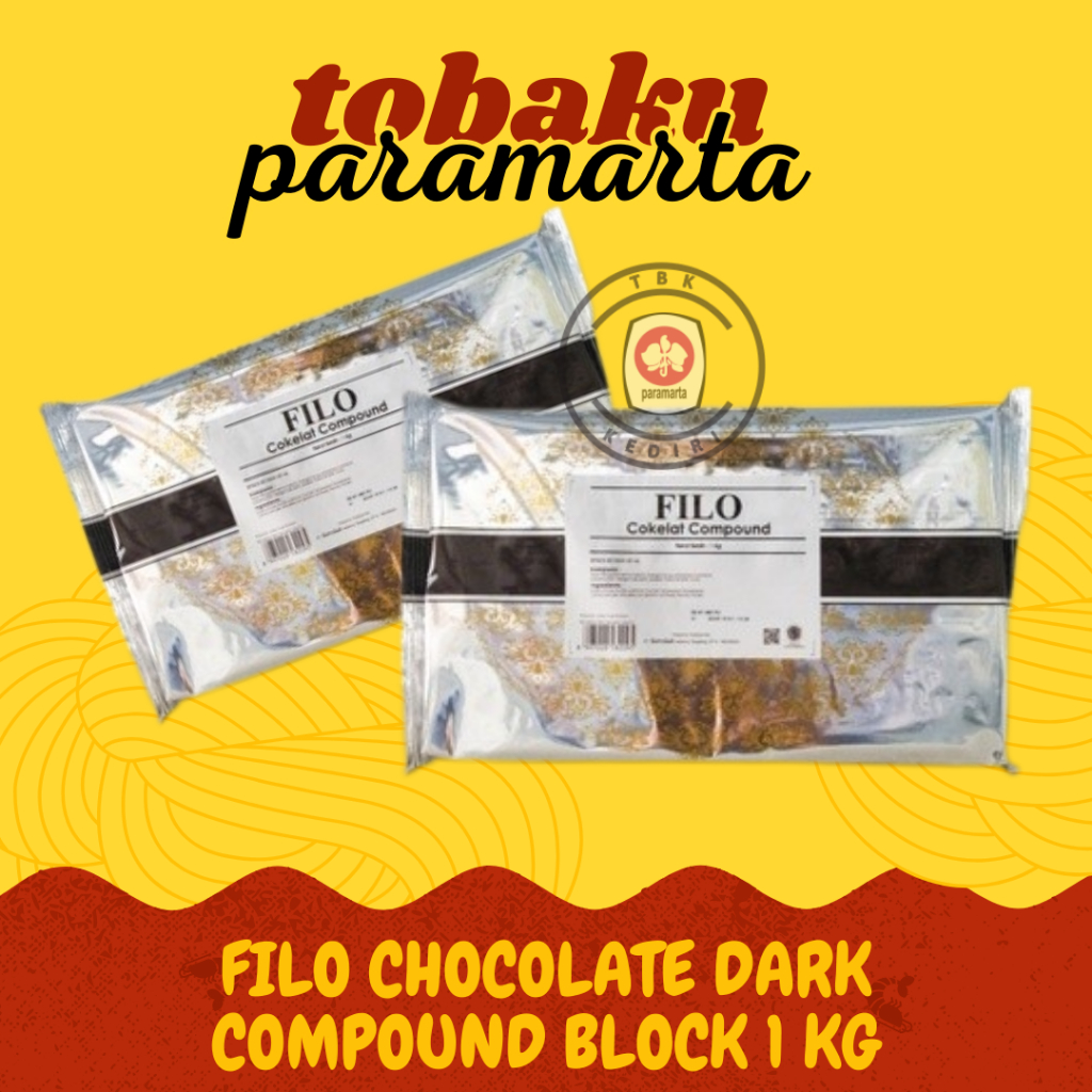 

COKLAT DARK COMPOUND FILO DARK COMPOUND BLOCK1 KG / DARK COMPOUND MURAH