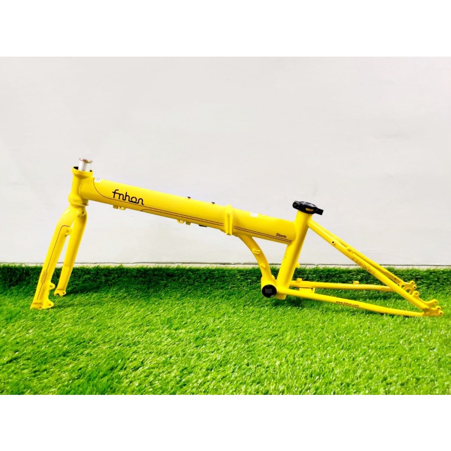 READY FRAME SET FNHON STORM DISCBRAKE - YELLOW