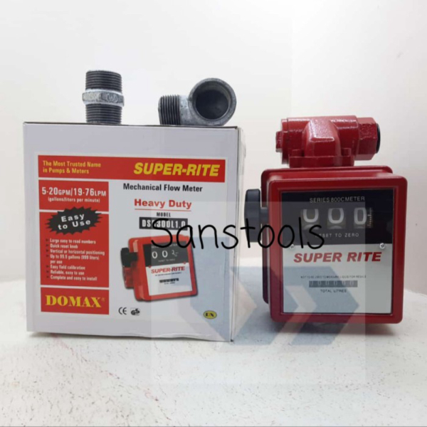 

SUPER-RITE Flowmeter 3 digit Domax Flow meter meteran solar murah 1 Diskon