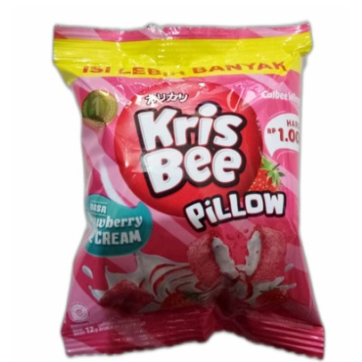 

KRISBEE PILLOW 12gr CHOCOLAVA STRAWBERRY ICE CREAM BISKUIT COKLAT 56_store