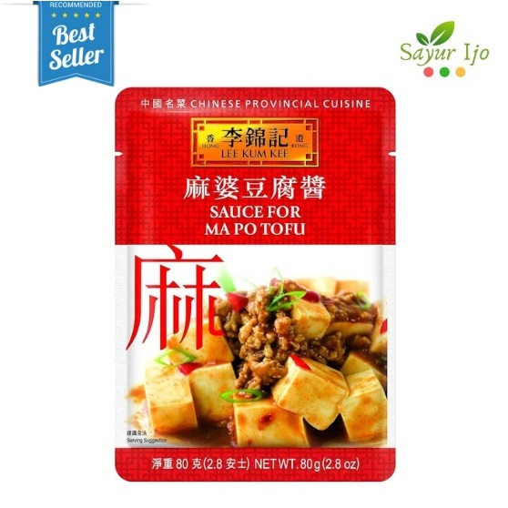 

Lee Kum Kee Sauce for Ma Po Tofu 80 Gram / Pack Bumbu Tahu Kaldu Penyedap Rasa HALAL