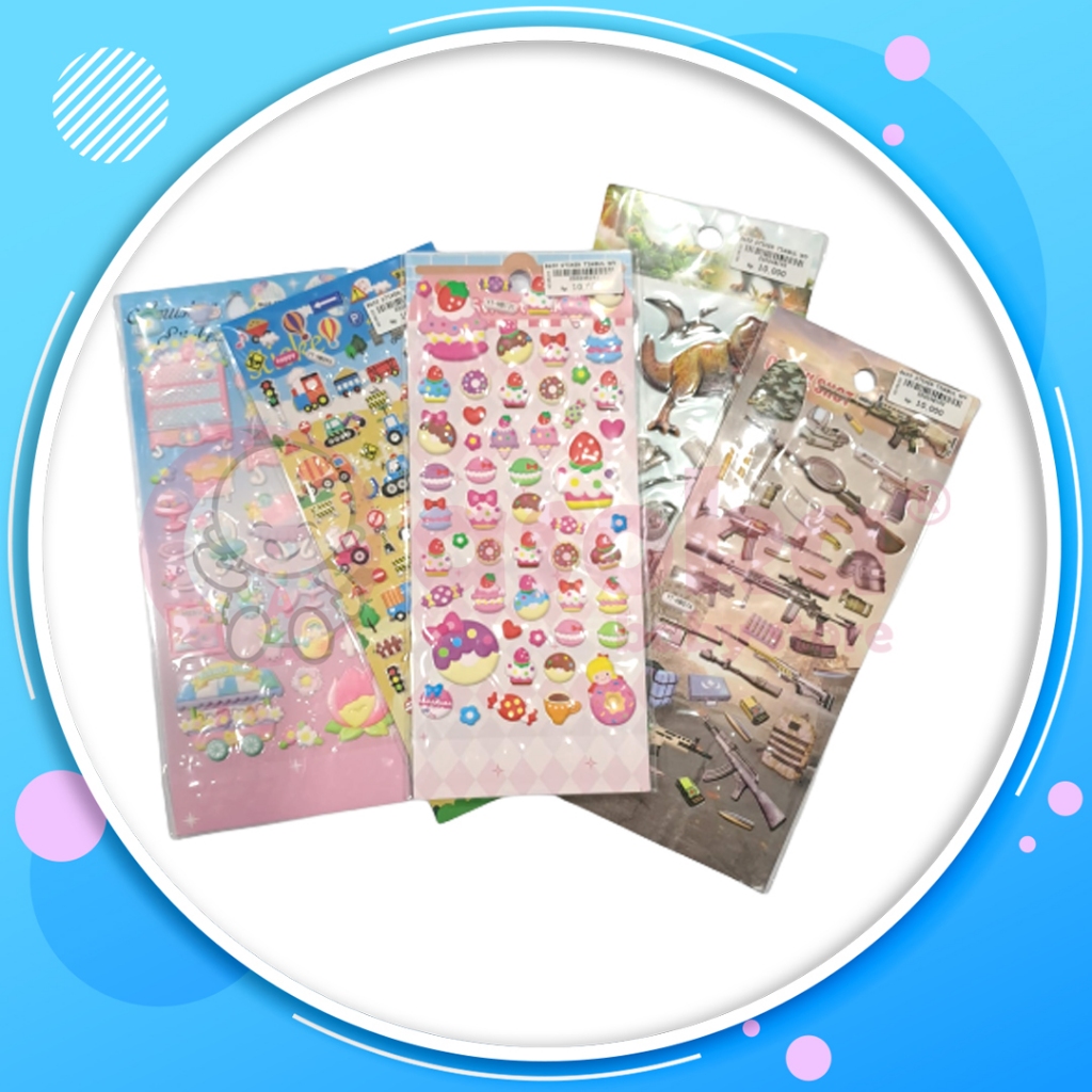 

Stiker Timbul/Stiker 3D - Mainan Stiker Anak ASOKA