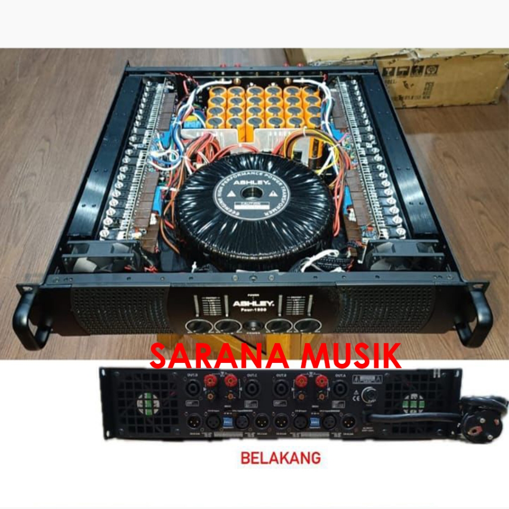 Power Amplifier ASHLEY FOUR1500 POWER ASHLEY FOUR 1500 FOUR-1500 Original