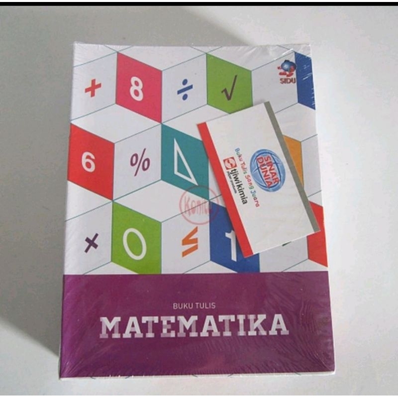 

Buku Tulis Matematika Merk Sinar Dunia isi 38 lembar per 1psc