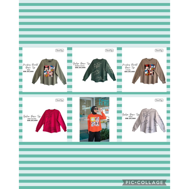 Second Sign Mickey Top New - Kaos Second Sign