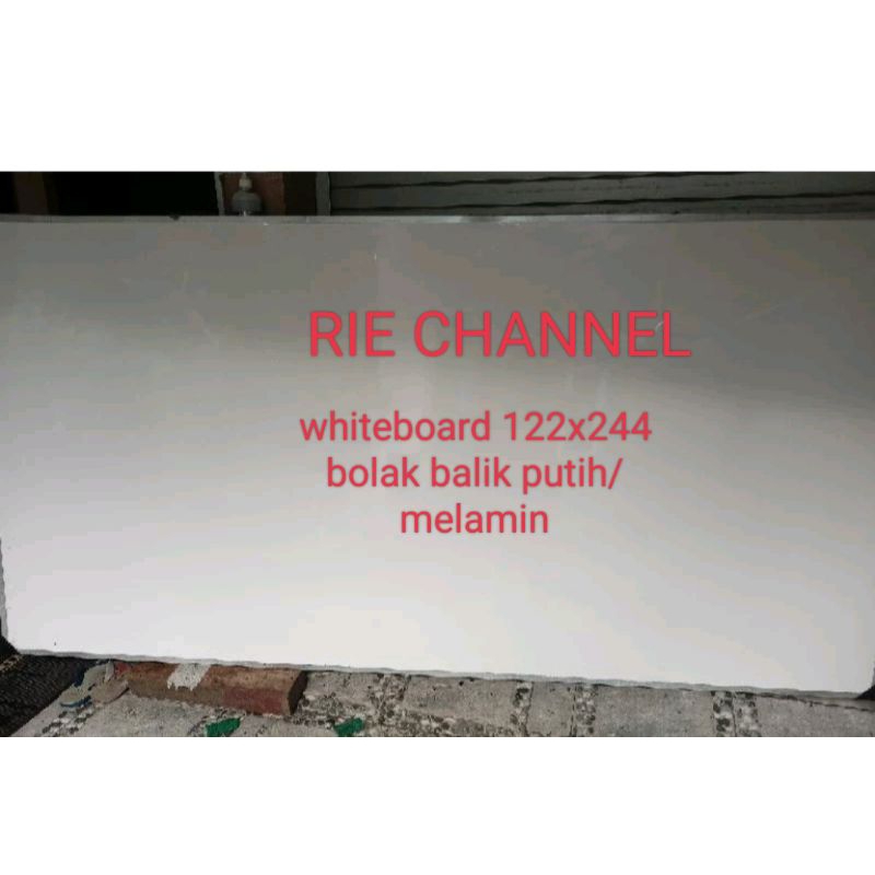 

papan tulis whiteboard bolak balik putih