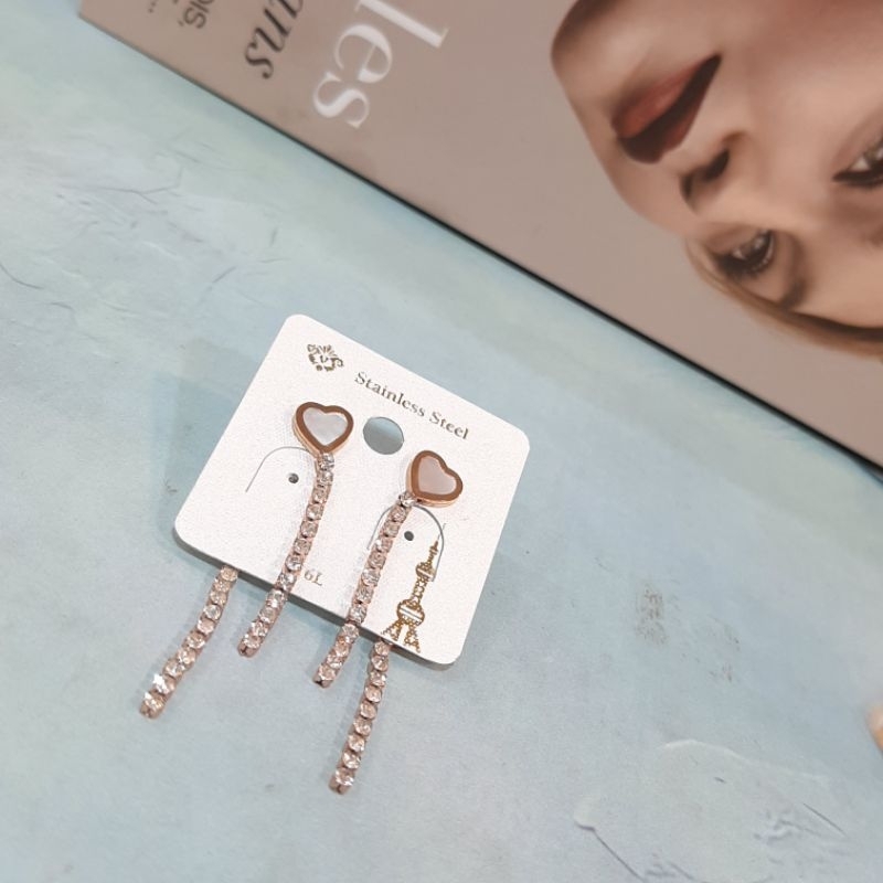 Anting Titanium / Anting Titanium Wanita Anti Karat