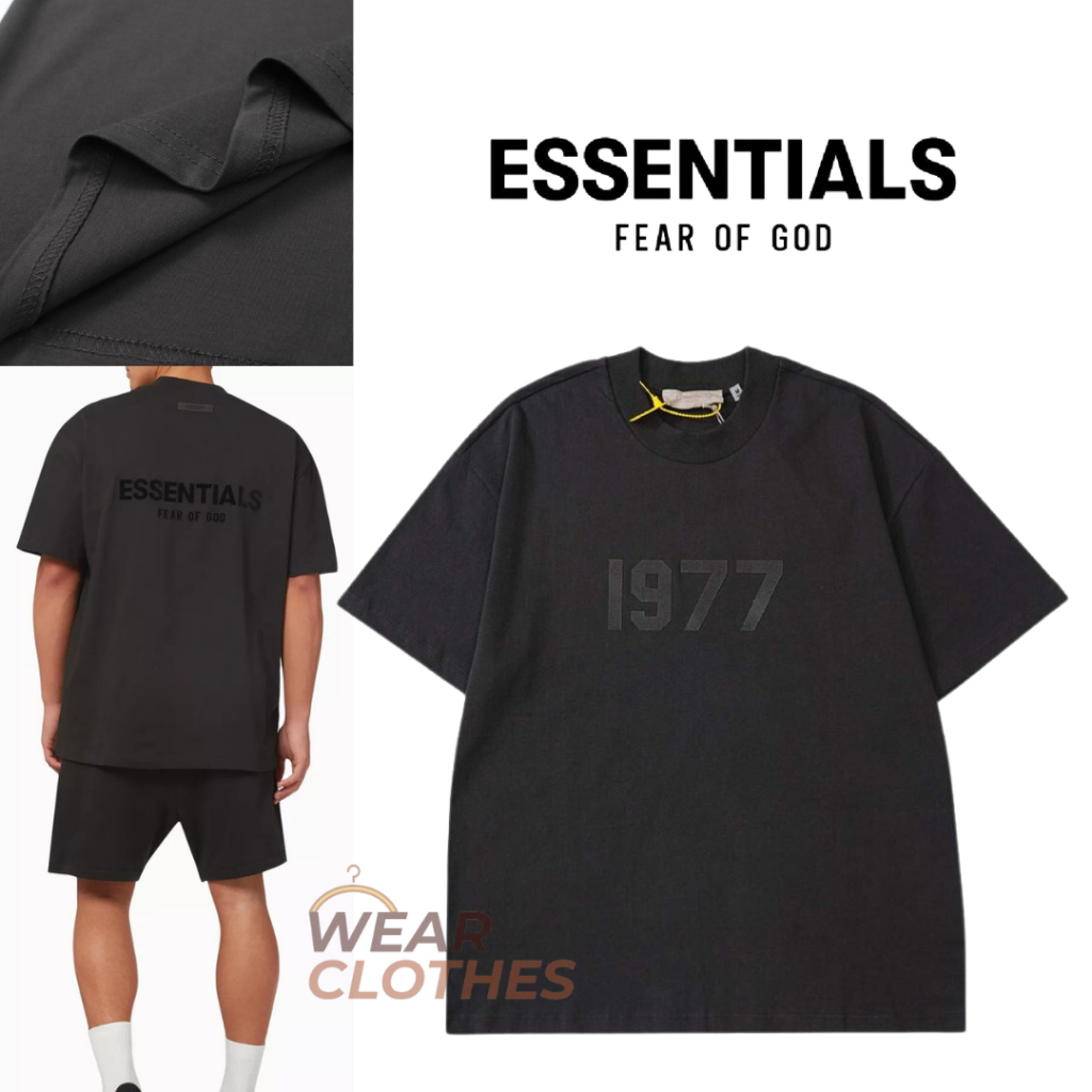 Kaos Essentials FOG 1977 / Baju Essential Fear of God Oversize untuk Pria Wanita Original
