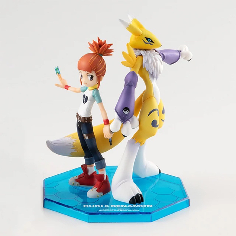 Renamon and Makino Ruki Anime Figure Digimon Adventure 3 MH GEM