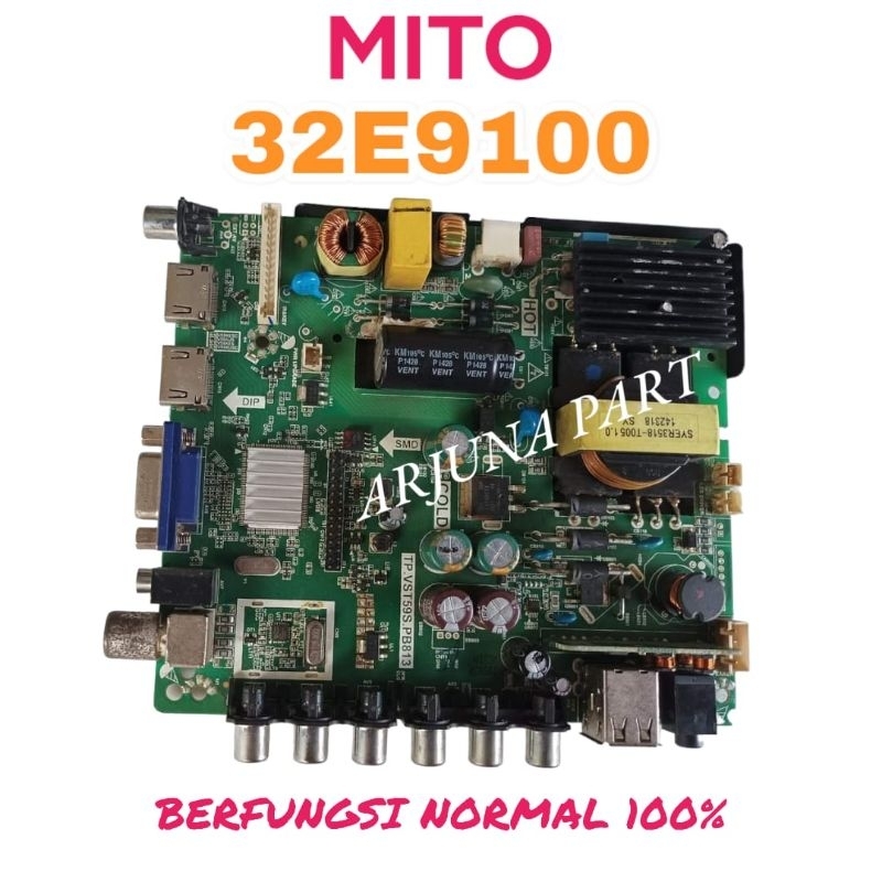 Mainboard TV MITO 32E9100 - MB TV MITO 32E9100 - Mesin TV MITO 32E9100 - 32E9100