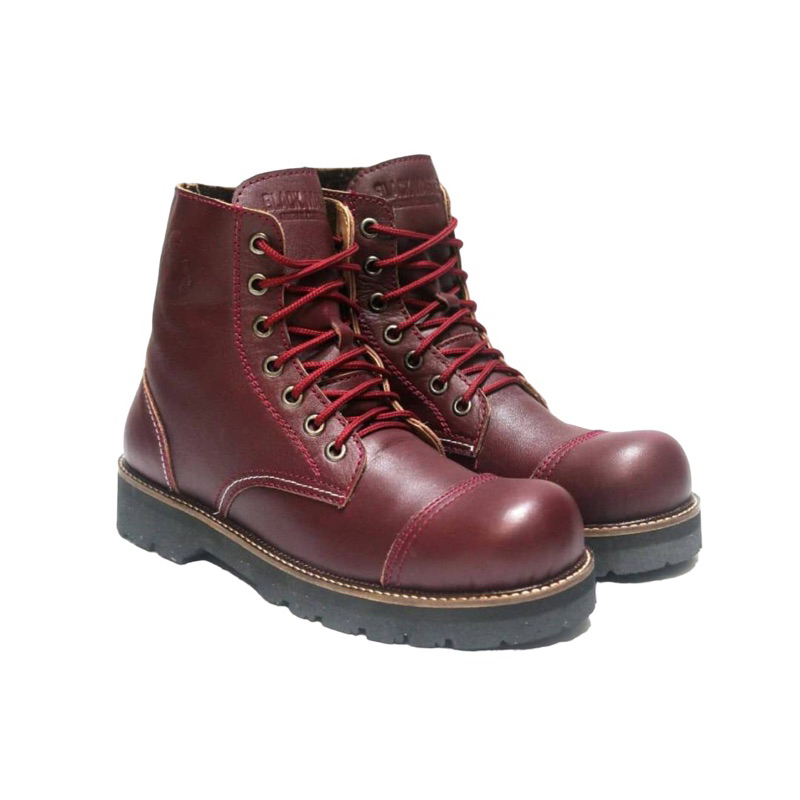 Sepatu boots pria kulit BM underground sepatu boot pria klasik