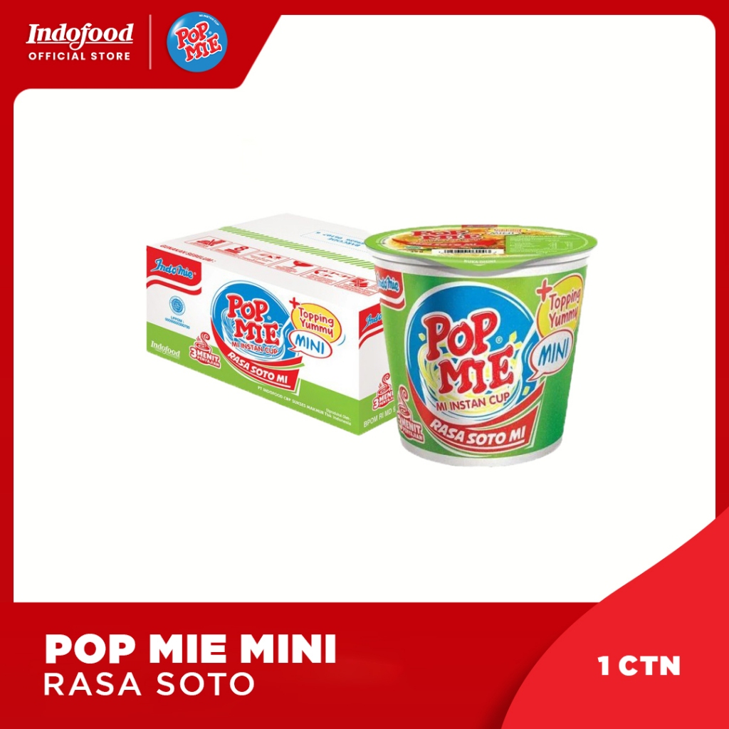 

1 ctn - Pop Mie Mini Rasa Soto