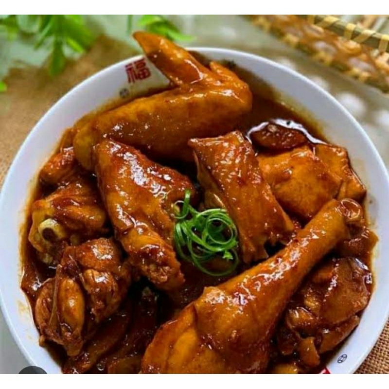

Menu harian lauk Ayam 1 ekor 10 potong