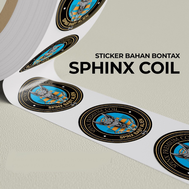 

STICKER ROLL BONTAX SPINX ISI DUA