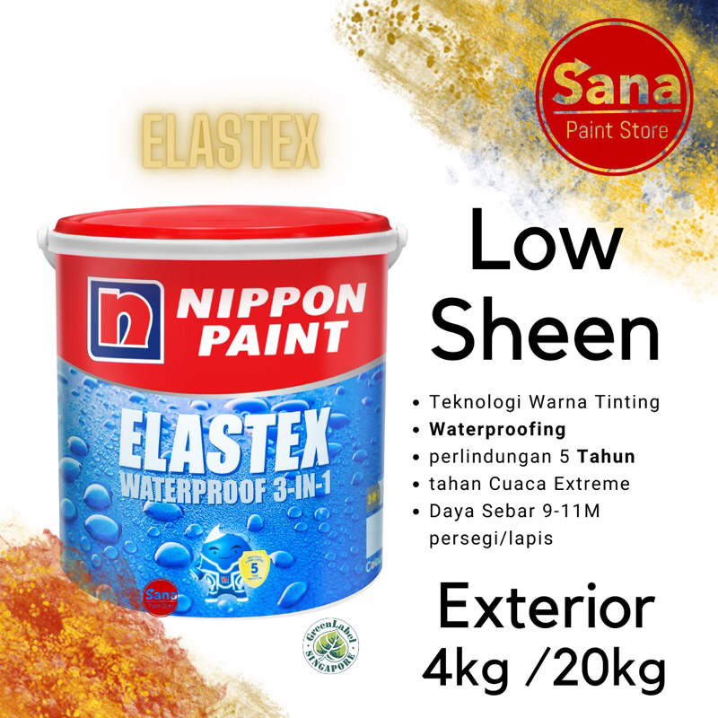 CAT TEMBOK NIPPON ELASTEX WATERPROOF 4 KG