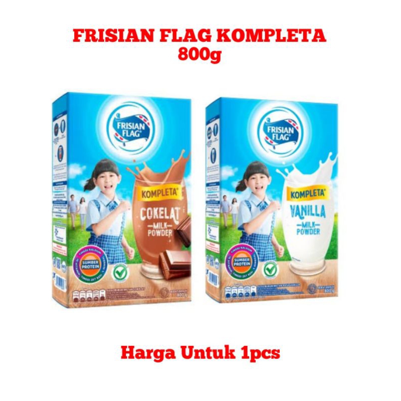 

FRISIAN FLAG KOMPLETA 800g, Susu Bubuk Tinggi Kalsium