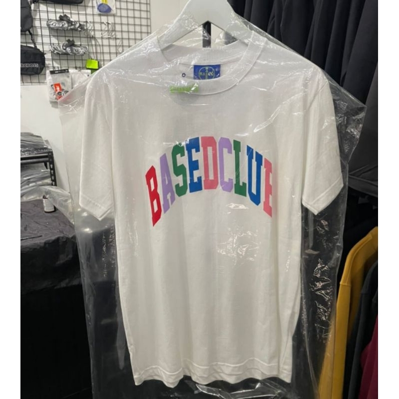 Basedclub Kaos Lengan Pendek Putih