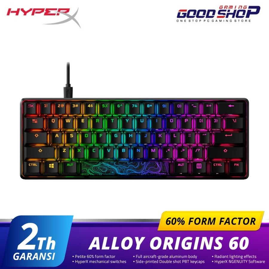 HYPERX Alloy Origins 60 Mechanical - Gaming Keyboard