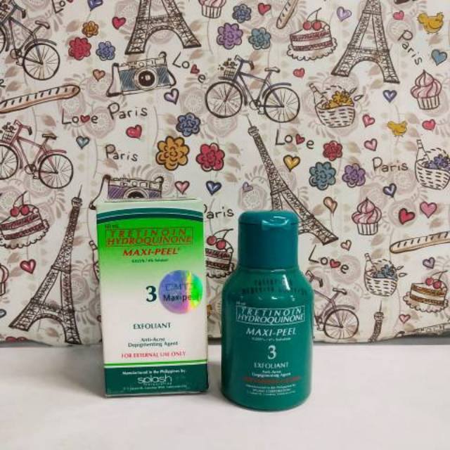 MAXI PEEL ORI HOLO CT / TONER MAXIPEEL / TRETINOIN HYDROQUINONE 3 ANTI ACNE ORIGINAL