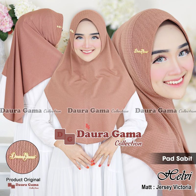 helvi daura gama jilbab instan bergo harian premium