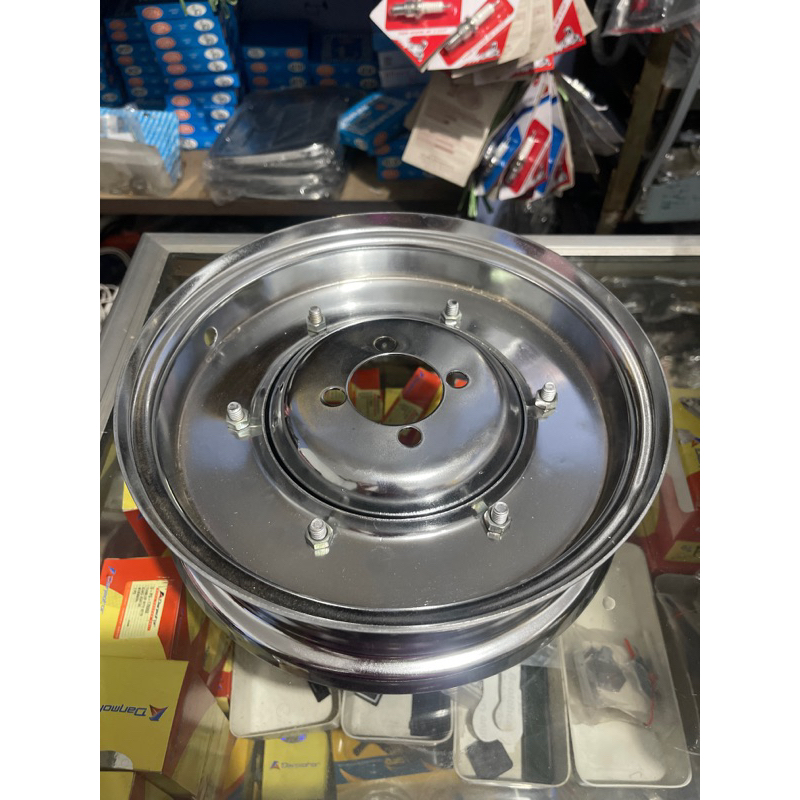 velg velk 62 modif px cat crome ring 10 vespa