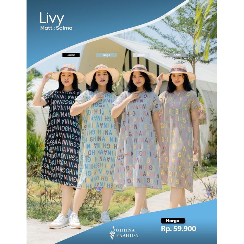Tebus murah LIVY DRESS ORI Ghiina Fashion