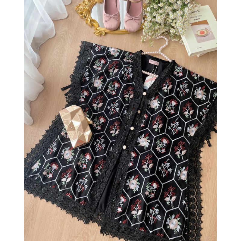 Haideeorlin Camelia Outer/Vest Botanica