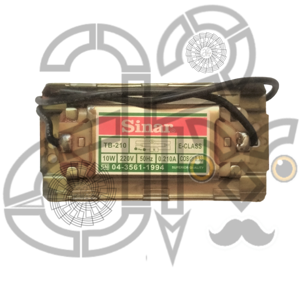 Trafo Ballast SINAR Lampu 10 watt TL NEON 10W