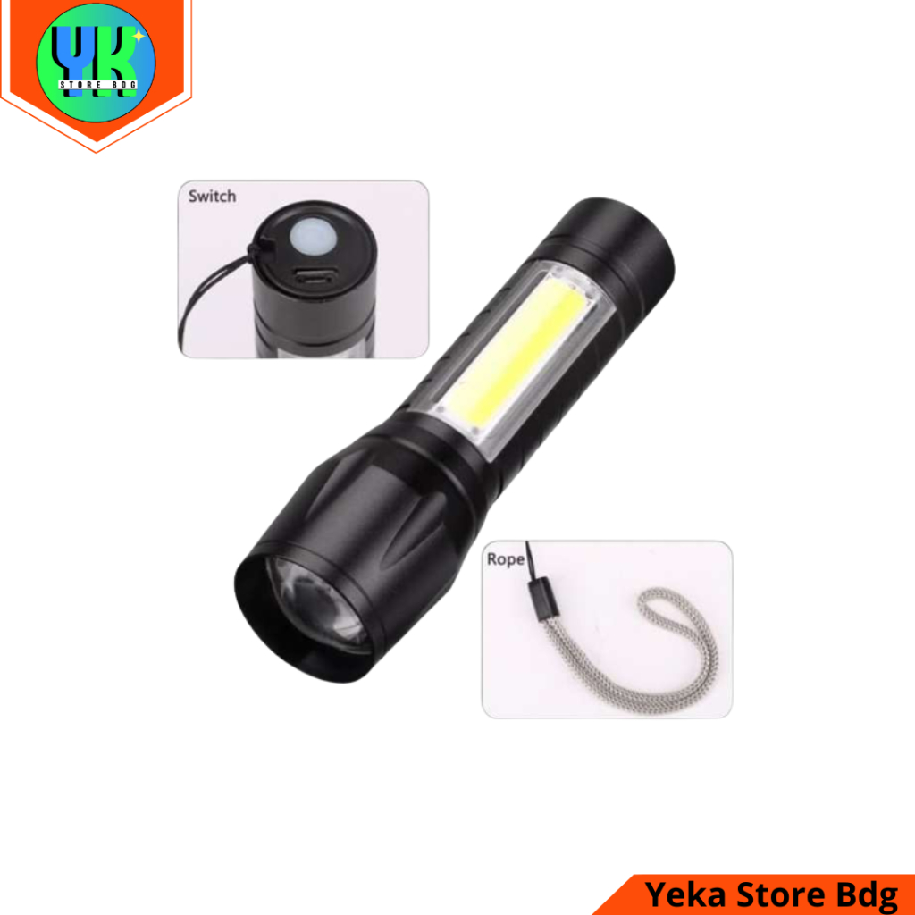 LAMPU SENTER LED COB MINI ZOOM XPE MINI