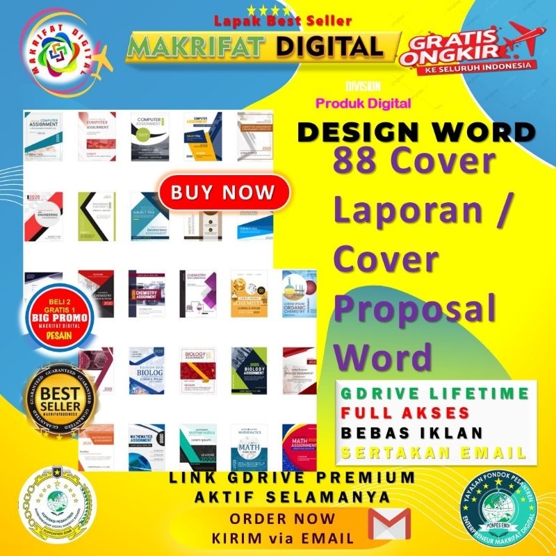 

88 Desain WORD Cover Proposal Laporan Kegiatan Business Acrion Plan Project Usaha Pengajuan Anggaran Penelitian dll Editable Praktis Mudah Kirim Via Email GDrive Priemium
