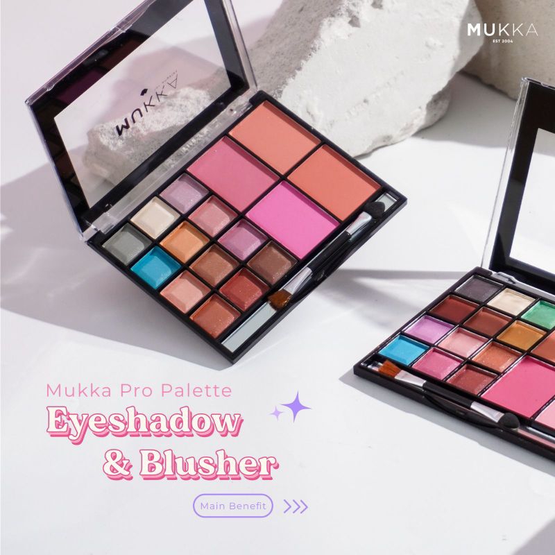 Eyeshadow & Blusher PROpalette MUKKA kosmetik