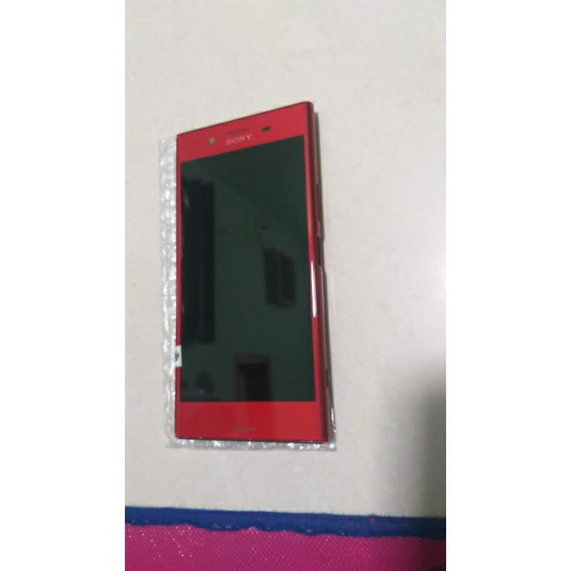 Lcd plus Frame Original Sony XZ Premium - Merah