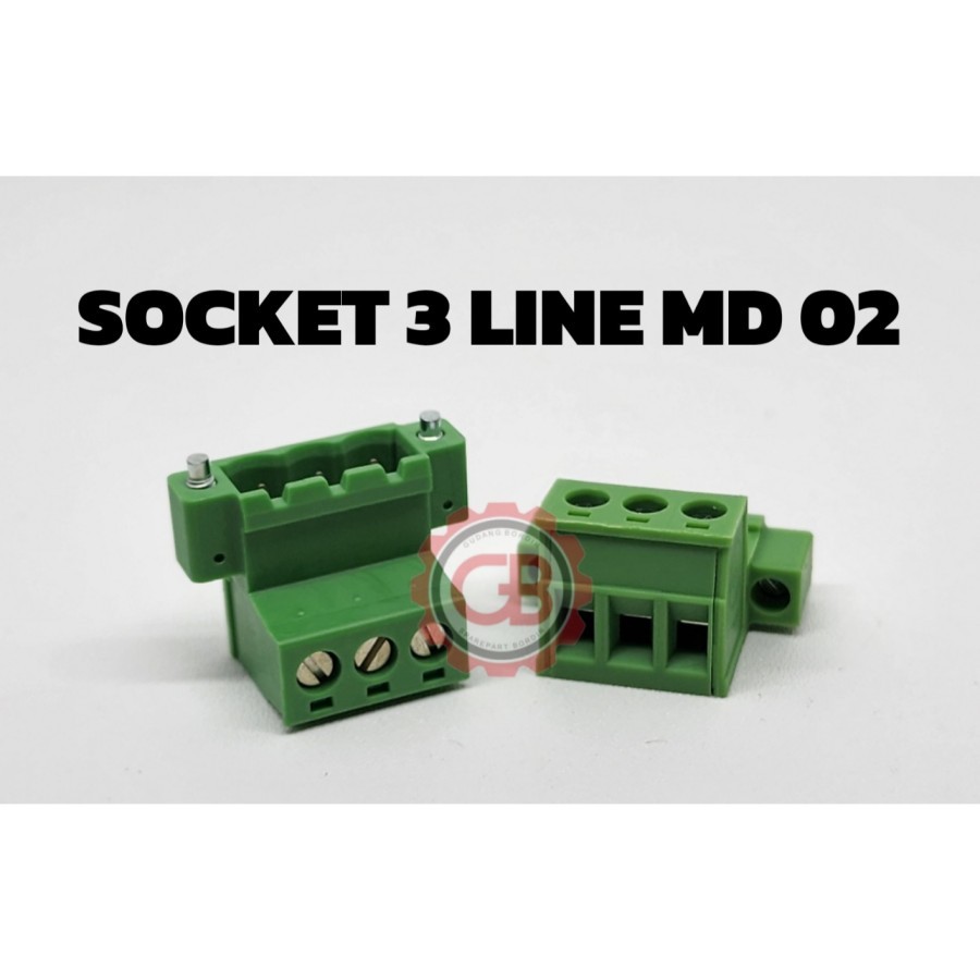 SOCKET DU MD02 3 LINE MESIN BORDIR KOMPUTER
