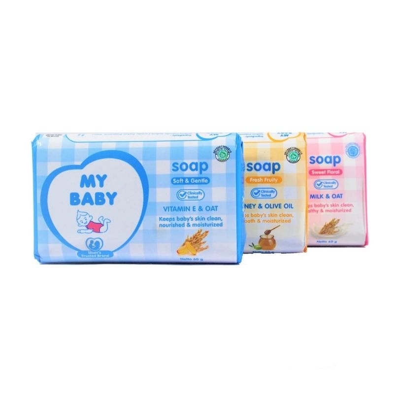 My Baby soap 60gr sabun bayi/Sabun batang My baby/Sabun batang bayi
