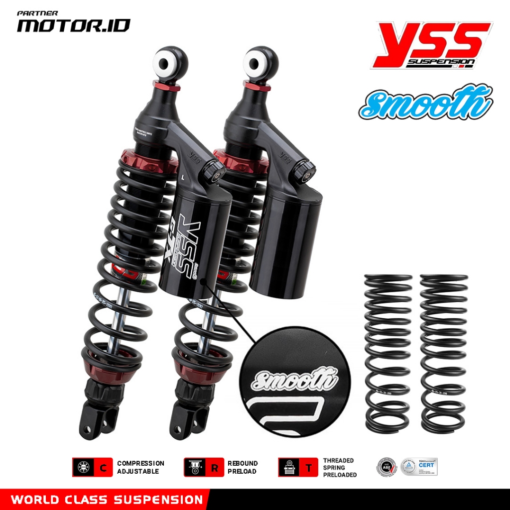 SHOCK BELAKANG PCX 160 YSS GTX BLACK SERIES