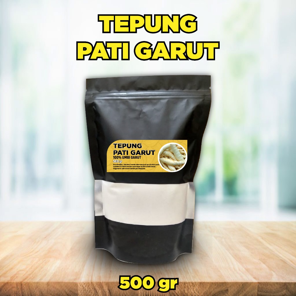 

Tepung Pati Garut Irut Angkrik Klerut Ararut 500gr