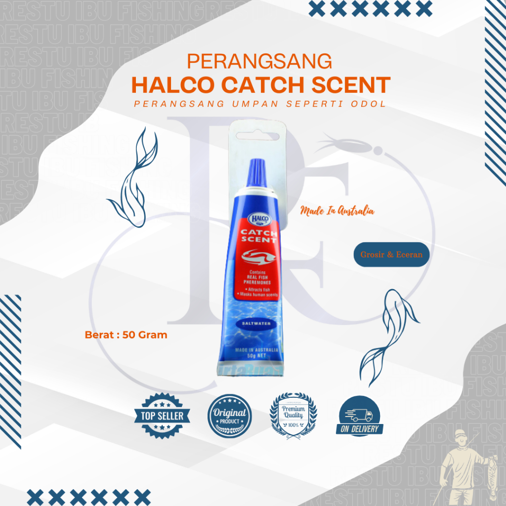Halco Biru catch scent Saltwater Original Made in Australia