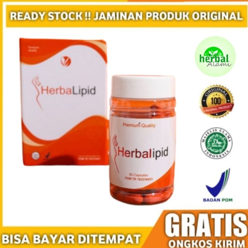 Herbalipid Obat Diet Herbal Alami Original BPOM
