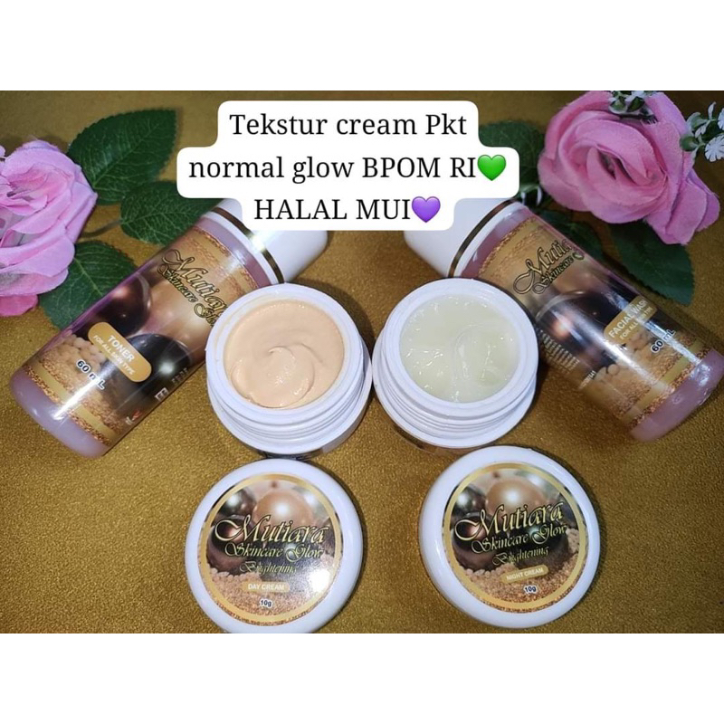Mutiara skincare glow paket normal