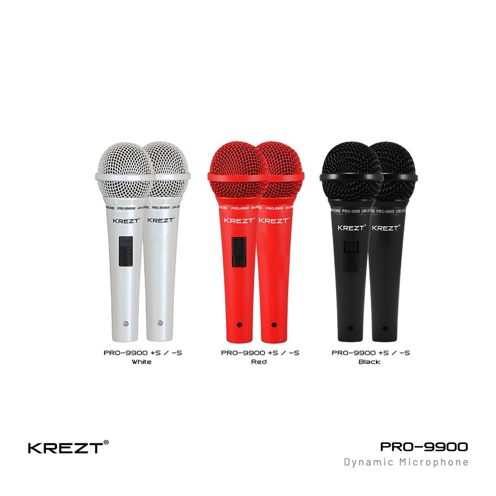 Krezt PRO-9900 | Wired Microphone(harga untuk 1 pcs mic)
