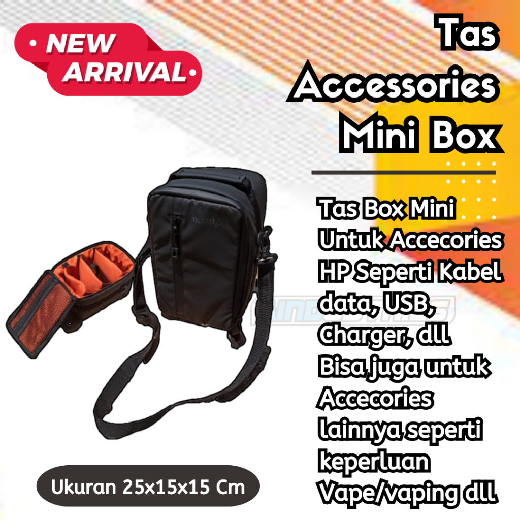 tas vapebag pria wanita mini box accessories Handphone  Bahan tebal Waterproof Multifungsi
