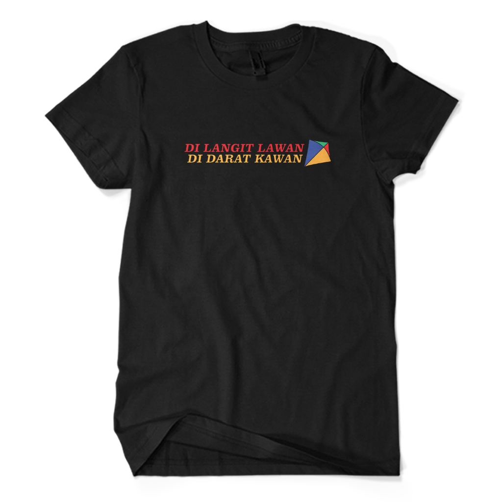 Kaos Distro Premium DI LANGIT KAWAN, DI DARAT KAWAN - Baju Hobi Pemain Layang-Layang Layangan Unisex